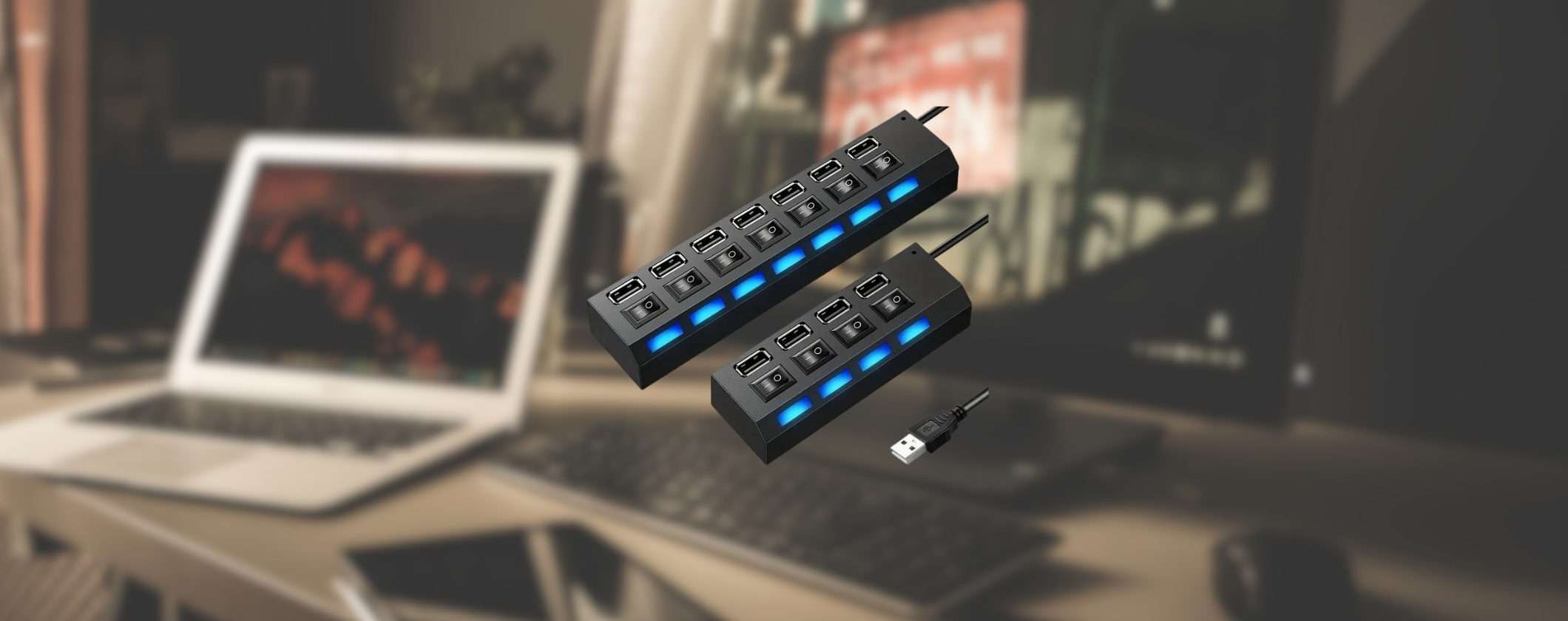 Hub USB 7/4 Porte da 3€ su TEMU Hub USB 7/4 Porte da 3€ su TEMU