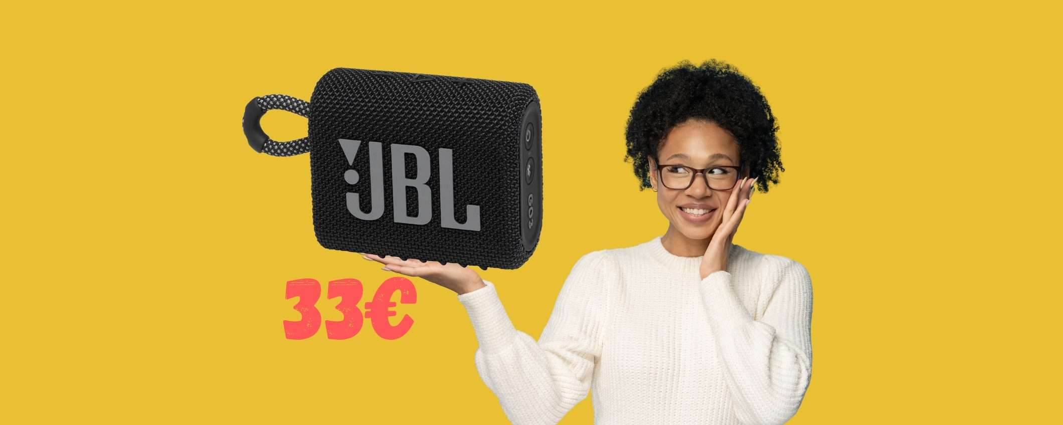 JBL GO 3: SUPER speaker a MINI prezzo, su Amazon a 33€ JBL GO 3: SUPER speaker a MINI prezzo, su Amazon a 33€