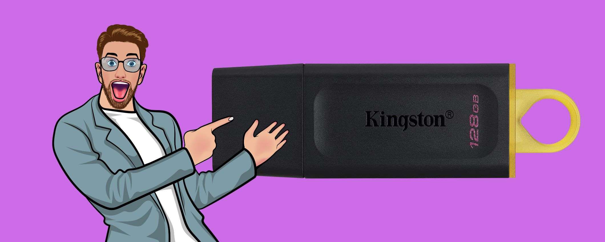 Offerta Imperdibile su Amazon: Kingston DataTraveler Exodia DTX/128GB a Metà Prezzo!