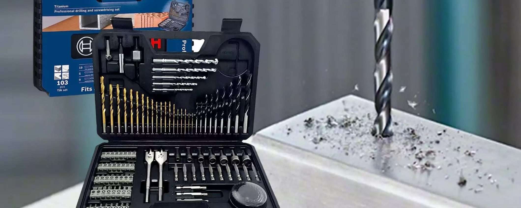 Kit Bosch 103 in 1 in edizione Professional: il prezzo BOMBA è su Amazon (25€) Kit Bosch 103 in 1 in edizione Professional: il prezzo BOMBA è su Amazon (25€)