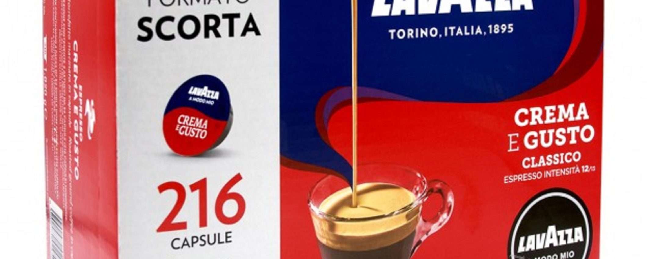 216 cialde caffè Lavazza miscela Crema e Gusto: su eBay le acquistate a 16cent ciascuna!