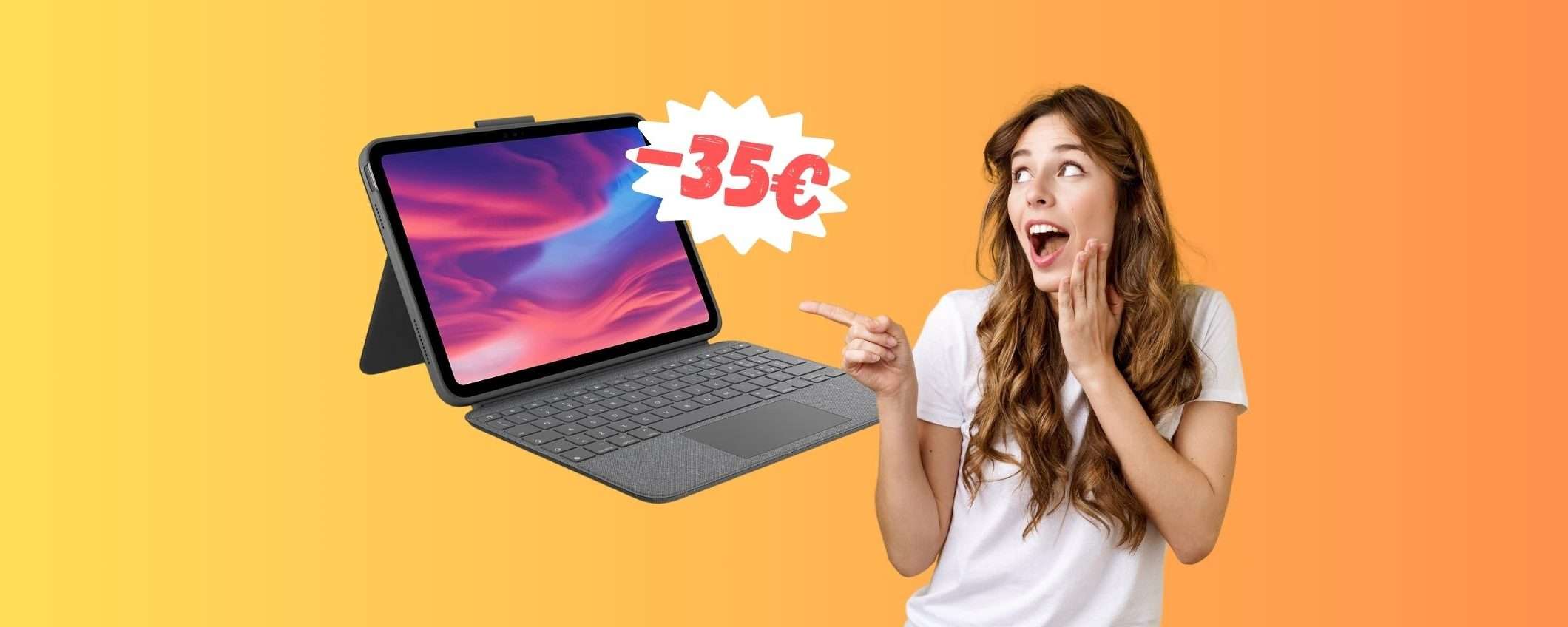 Logitech Combo Touch: custodia con tastiera removibile per iPad (-35€) Logitech Combo Touch: custodia con tastiera removibile per iPad (-35€)
