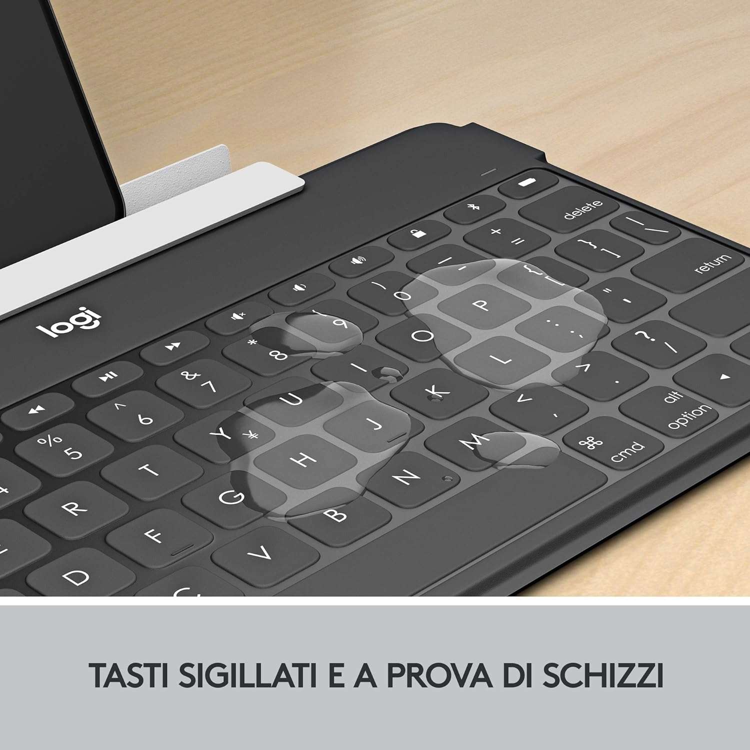 Tastiera Wireless Compatta E Sottile | Portatile, Ricaricabile, Ergonomica – Compatibile Con PC, Tablet E Smartphone