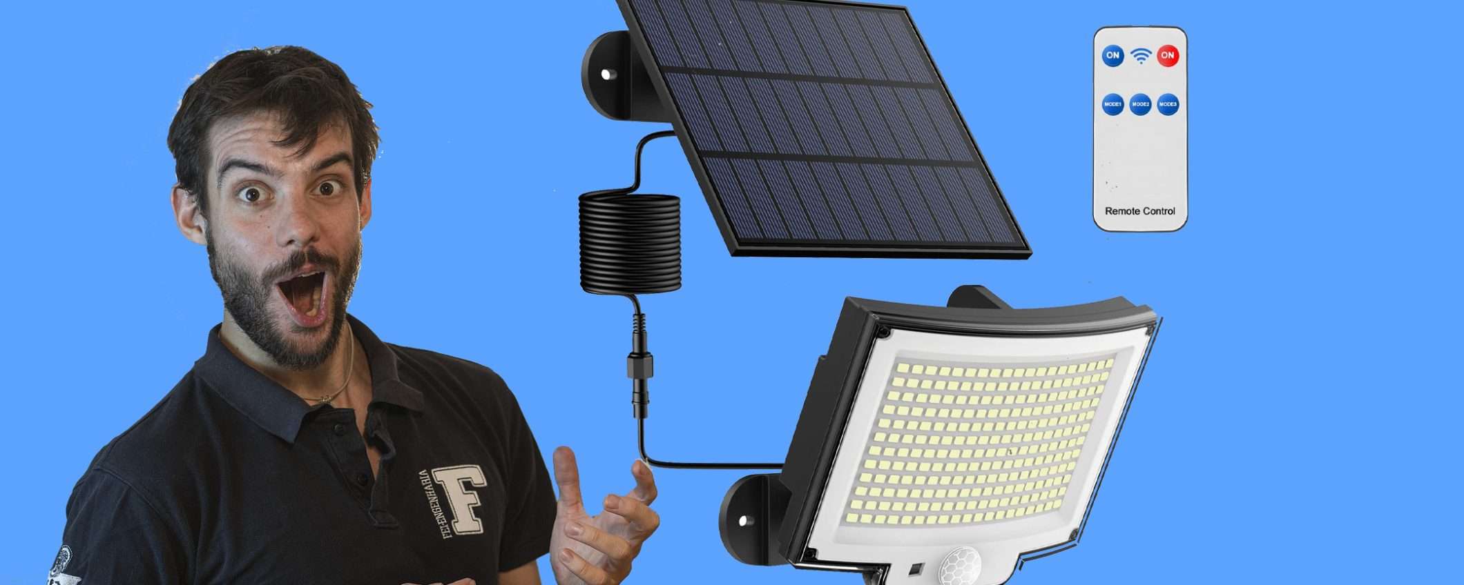 Luce solare LED impermeabile in SUPER sconto del 42%(Amazon) Luce solare LED impermeabile in SUPER sconto del 42%(Amazon)