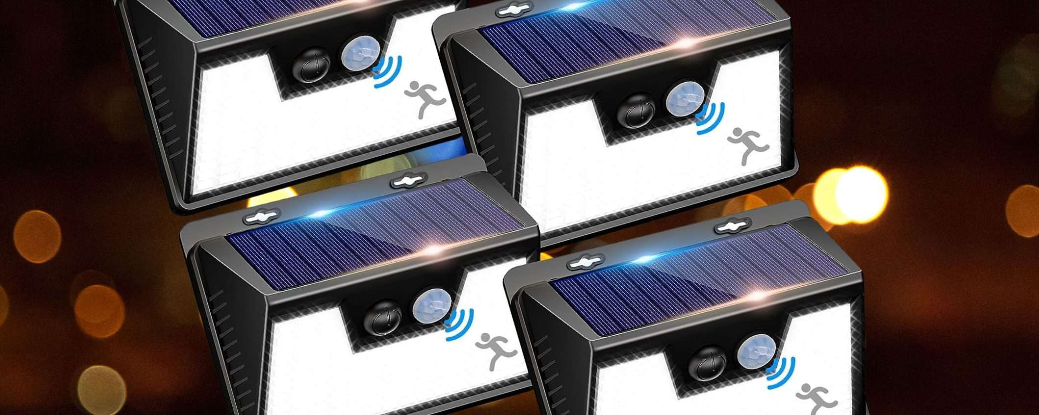 Potente luce solare 140 LED a prezzo RIDICOLO su Amazon (4€) Potente luce solare 140 LED a prezzo RIDICOLO su Amazon (4€)