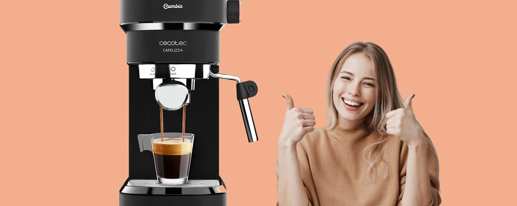Macchina per caffè espresso Cafelizzia 790: offerta IMPERDIBILE Macchina per caffè espresso Cafelizzia 790: offerta IMPERDIBILE