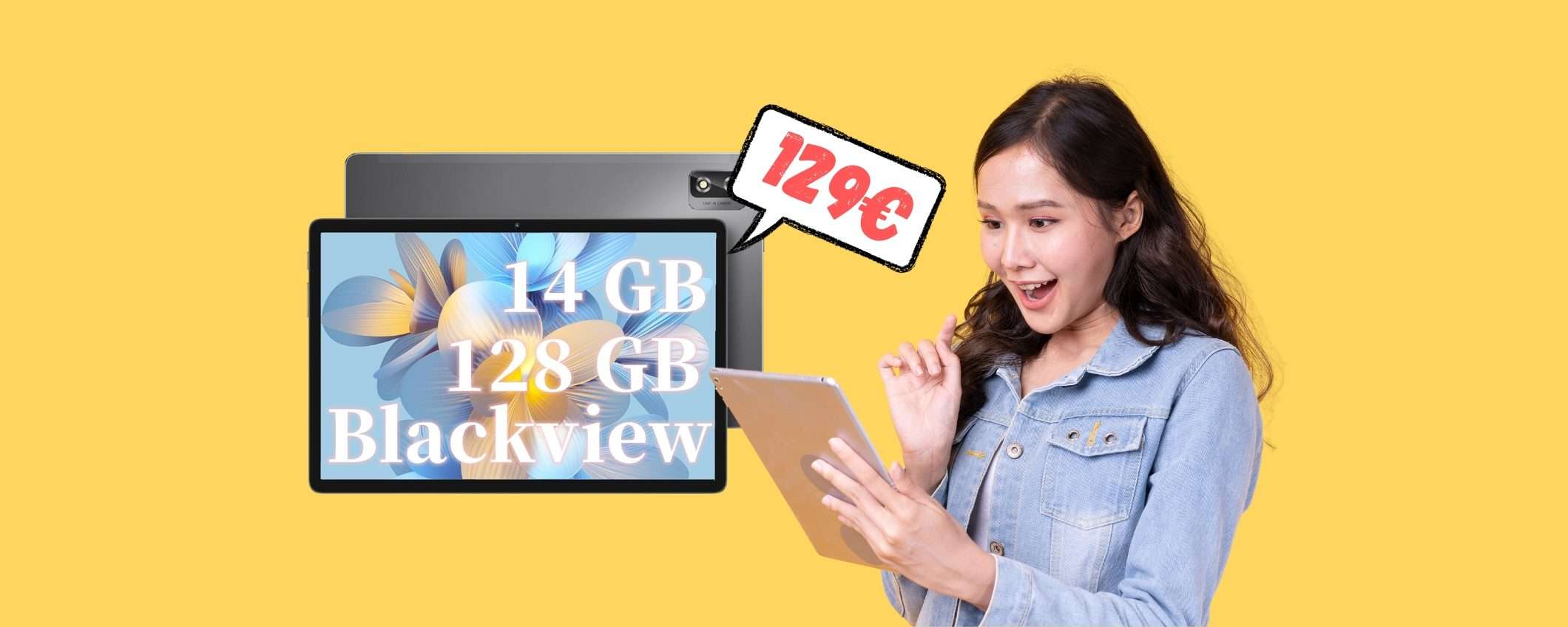 MENO di 130€ per questo tablet Android con 2 Sim e 128GB MENO di 130€ per questo tablet Android con 2 Sim e 128GB