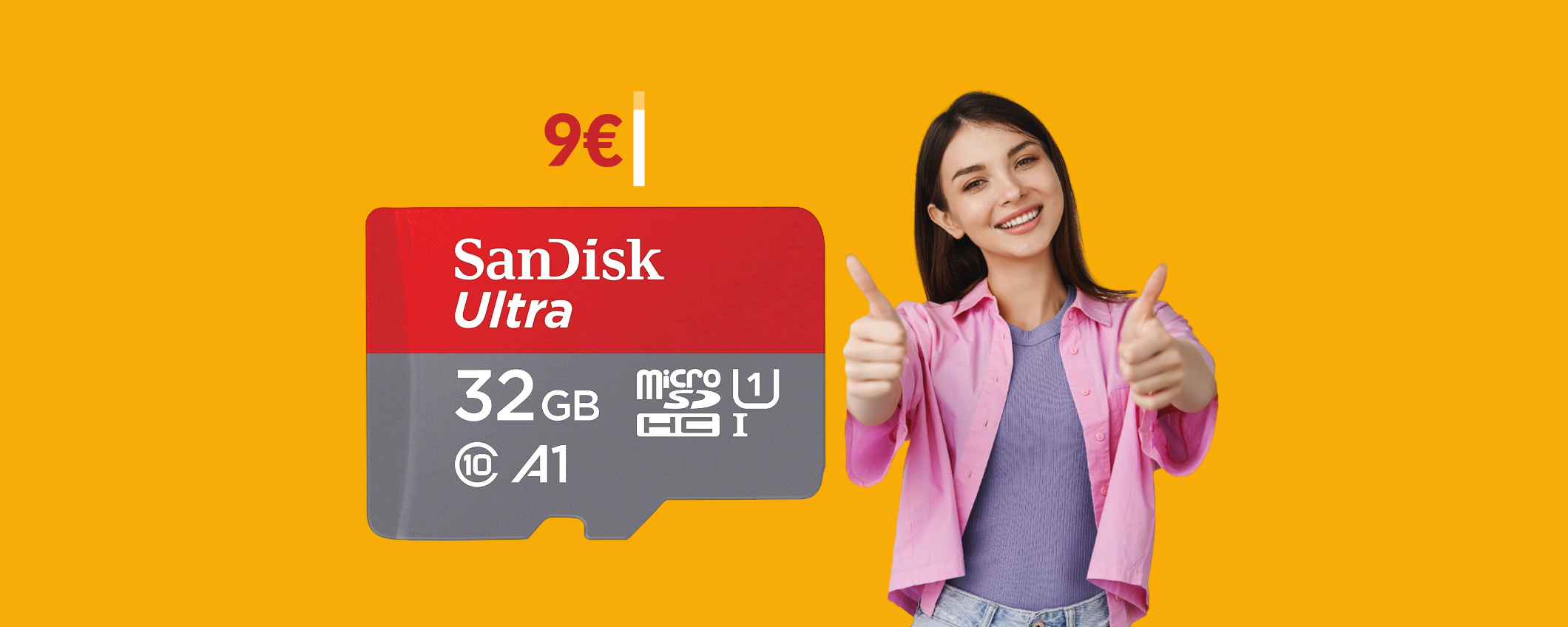 MicroSD 32GB, salvi i tuoi dati alla velocità della luce: bastano 9€