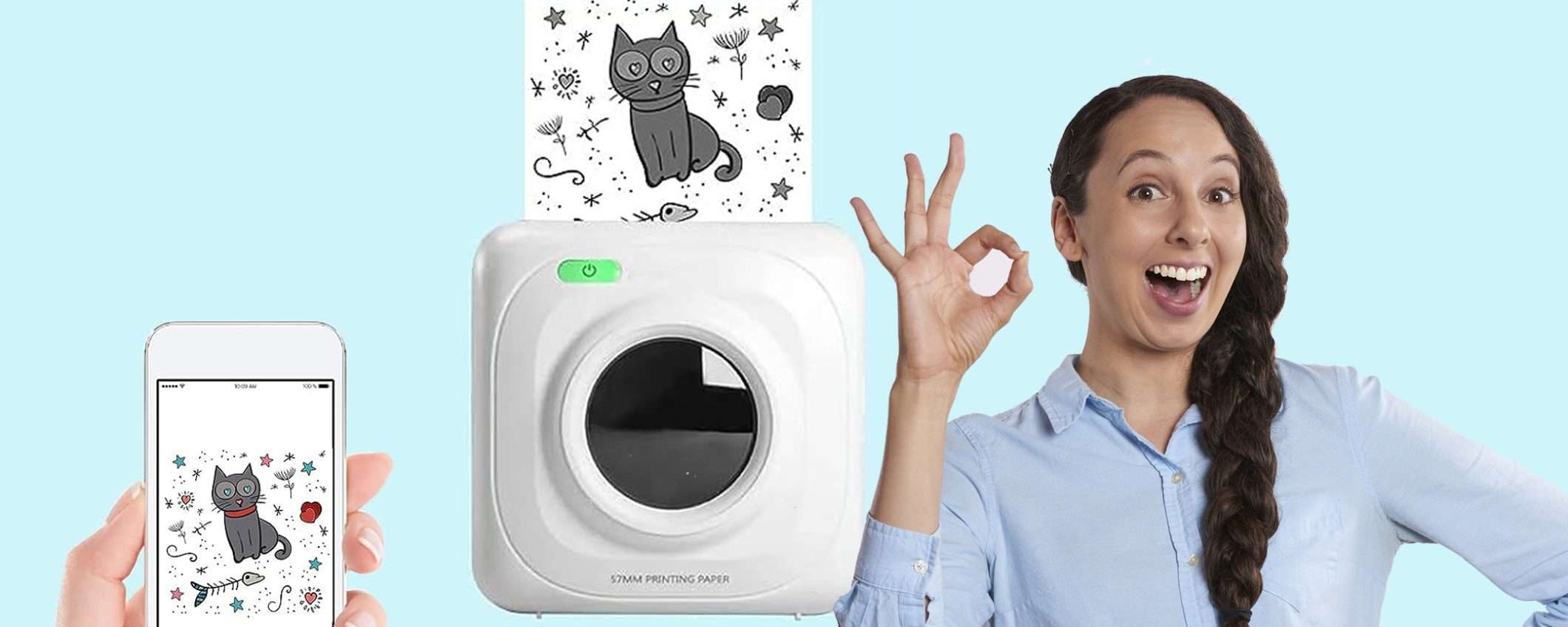 Mini stampante termica wireless in offerta a soli 22€: metà prezzo Mini stampante termica wireless in offerta a soli 22€: metà prezzo