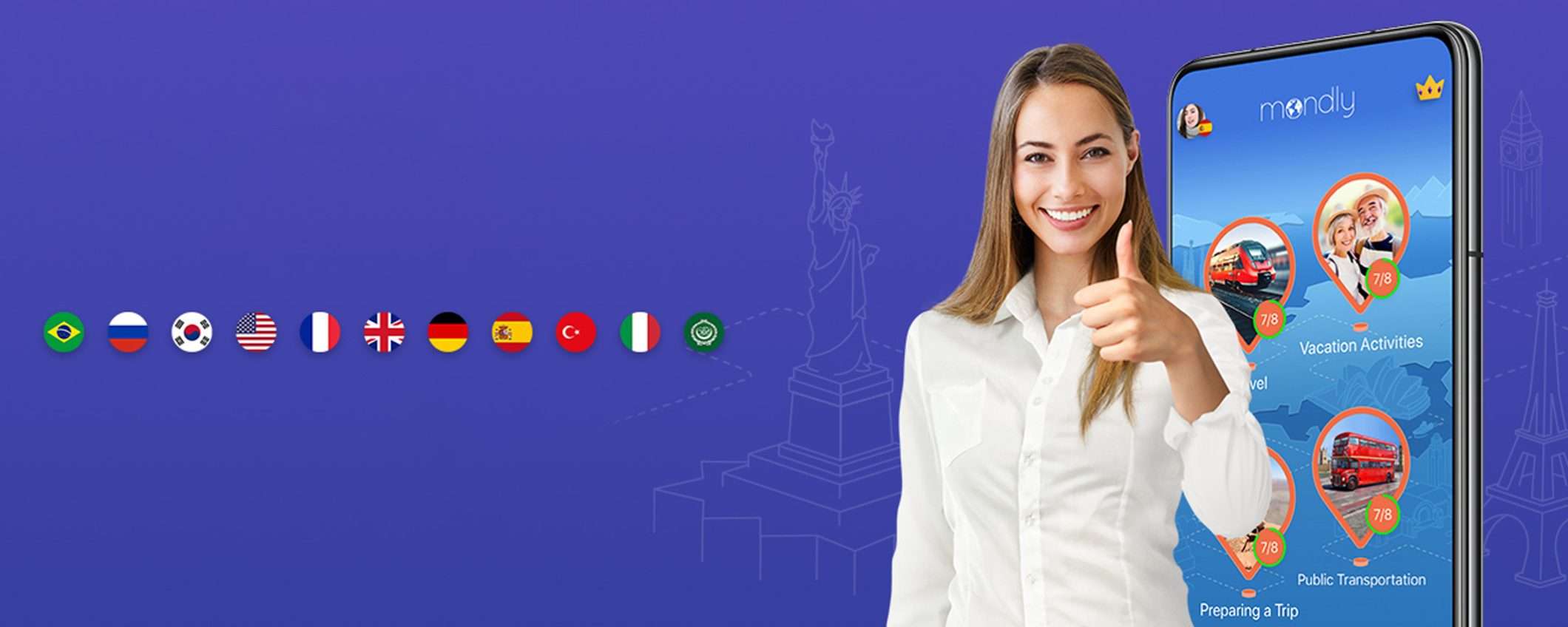Torna a scuola con Mondly e impara 41 nuove lingue al 96% di sconto Torna a scuola con Mondly e impara 41 nuove lingue al 96% di sconto