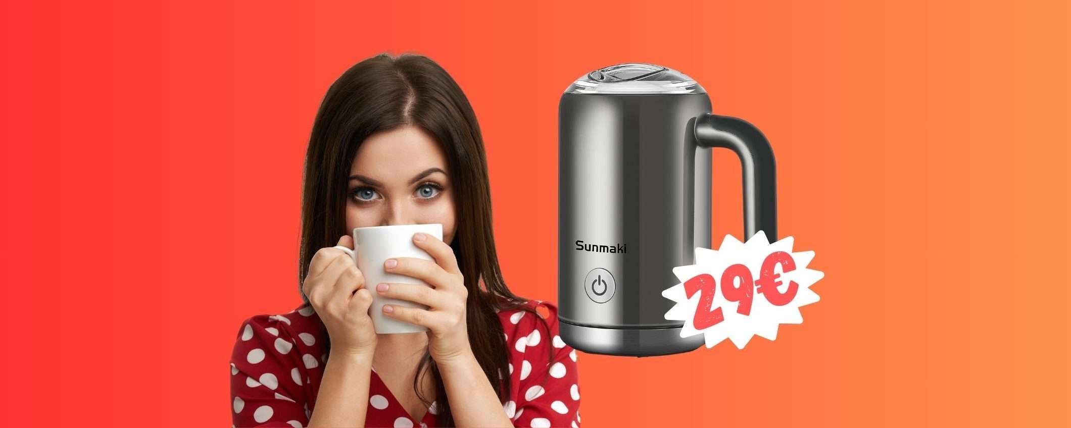 Montalatte elettrico con SOLI 29€ per un cappuccio come al bar Montalatte elettrico con SOLI 29€ per un cappuccio come al bar