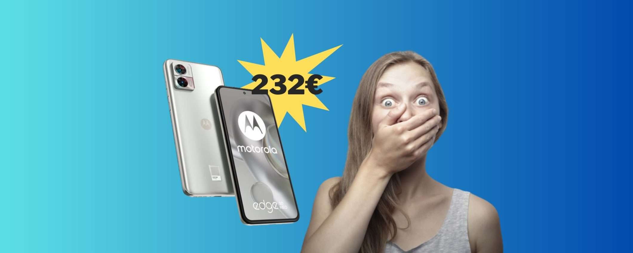 Motorola Edge 30 Neo in super offerta a 232 euro da ePRICE Motorola Edge 30 Neo in super offerta a 232 euro da ePRICE
