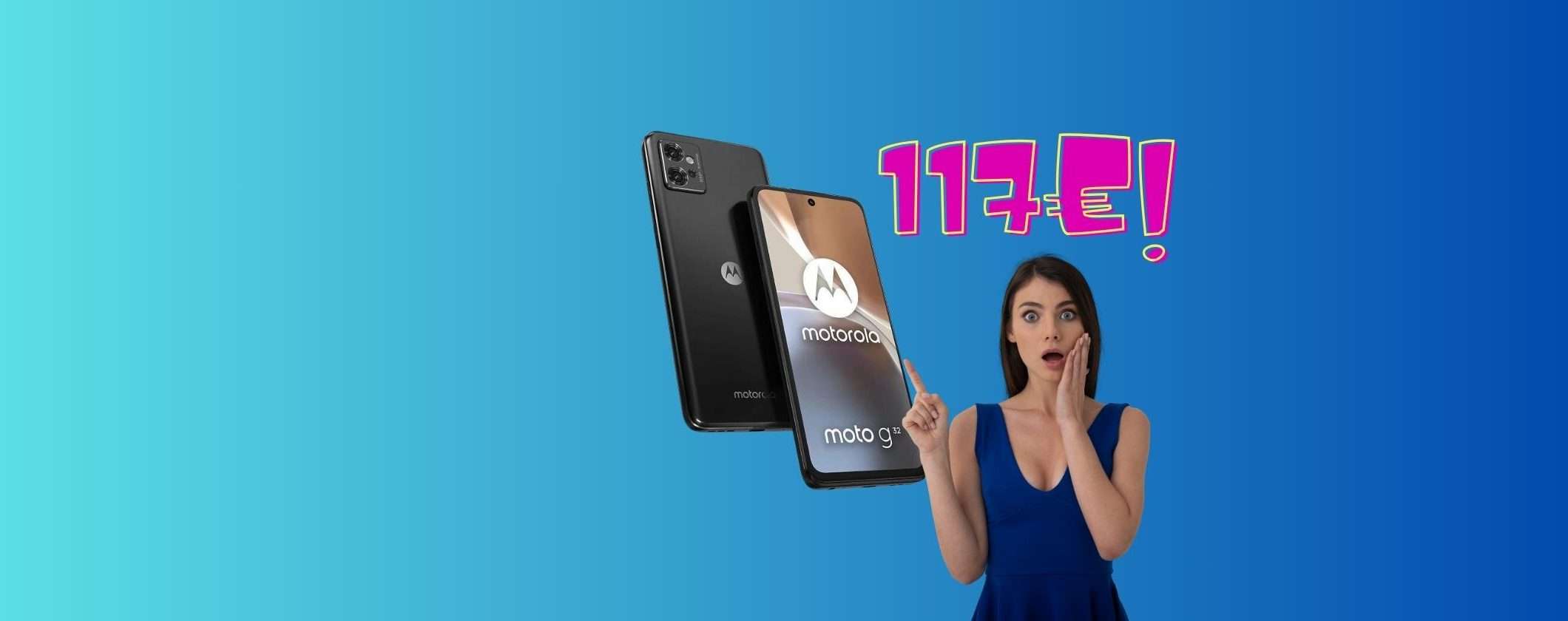 Motorola moto g32: l'audiofonino OGGI costa solo 117€ Motorola moto g32: l'audiofonino OGGI costa solo 117€