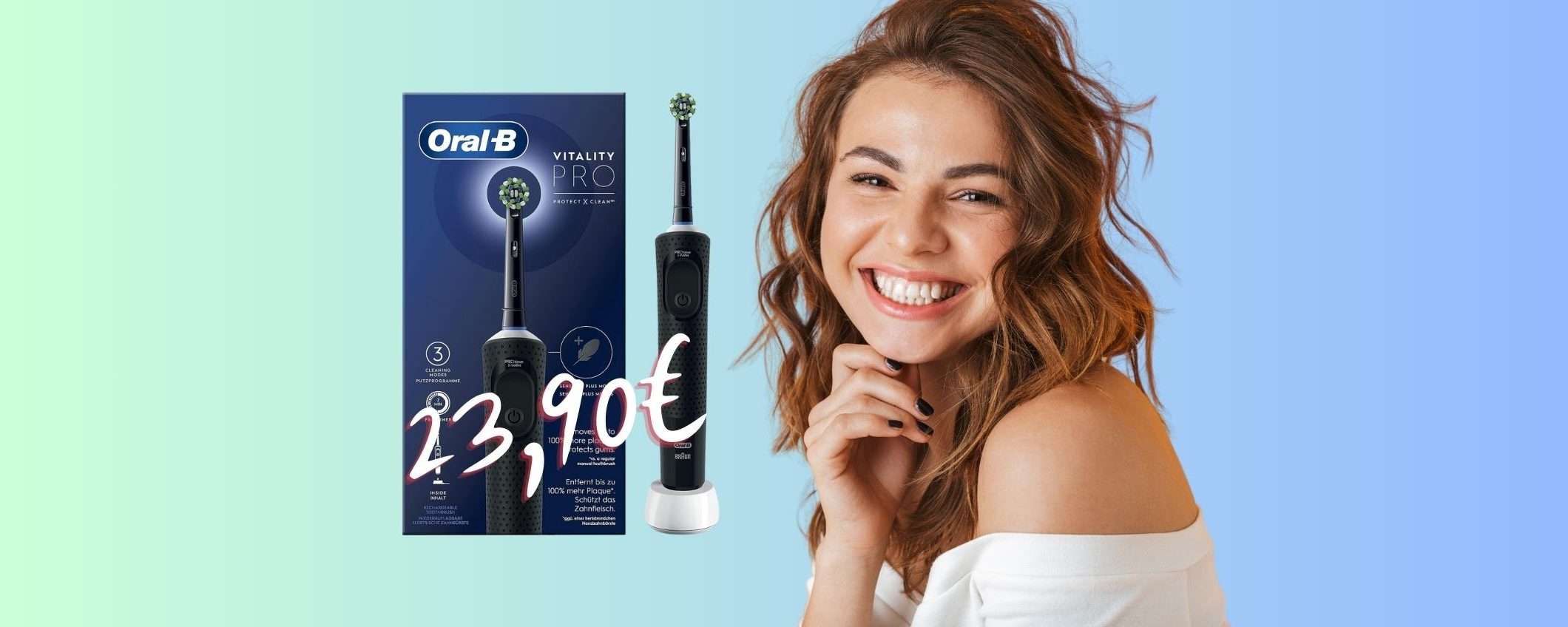 Oral-B Vitality Pro: qualità prezzo IMPAREGGIABILE, solo 23,90€ Oral-B Vitality Pro: qualità prezzo IMPAREGGIABILE, solo 23,90€
