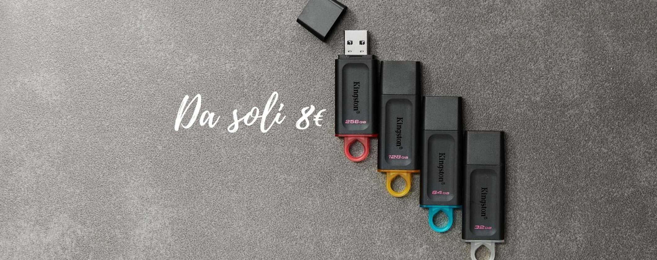 Pen Drive Kingston da soli 8€ su eBay Pen Drive Kingston da soli 8€ su eBay