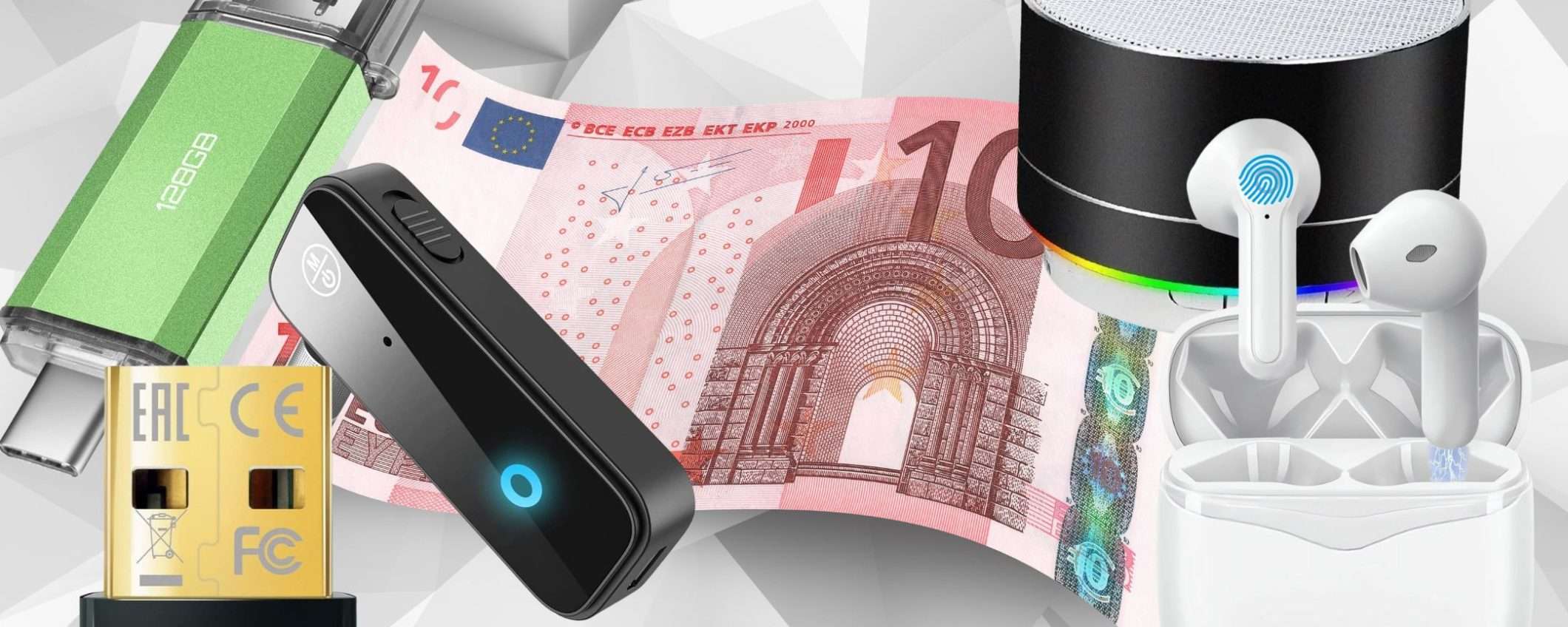 5 STREPITOSI gadget tech a meno di 10€ su Amazon: assurdo 5 STREPITOSI gadget tech a meno di 10€ su Amazon: assurdo