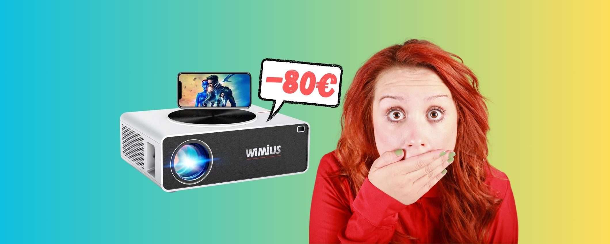 Proiettore WiFi FHD da prendere SUBITO con lo SCONTO di 80€ Proiettore WiFi FHD da prendere SUBITO con lo SCONTO di 80€