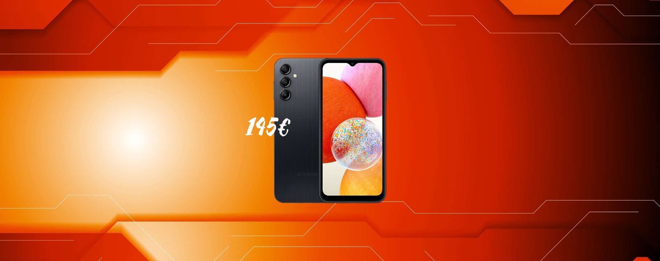 Samsung Galaxy A14 128GB: super batteria, prezzo low cost, 145€ Samsung Galaxy A14 128GB: super batteria, prezzo low cost, 145€