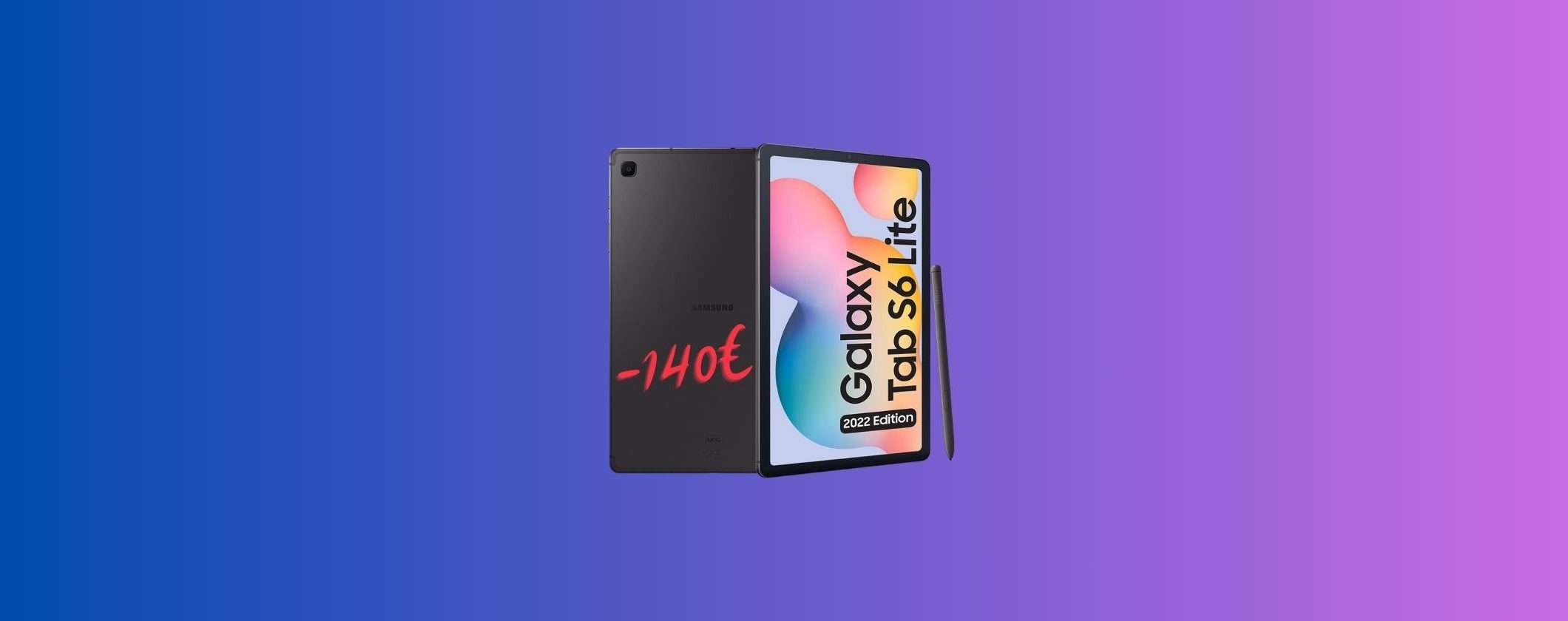 Samsung Galaxy Tab S6 Lite: RISPARMIA 140€ su Unieuro Samsung Galaxy Tab S6 Lite: RISPARMIA 140€ su Unieuro