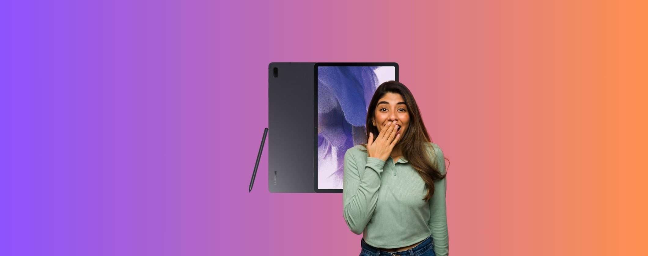Samsung Galaxy Tab S7 FE: tablet 12 POLLICI a prezzo ONESTO Samsung Galaxy Tab S7 FE: tablet 12 POLLICI a prezzo ONESTO