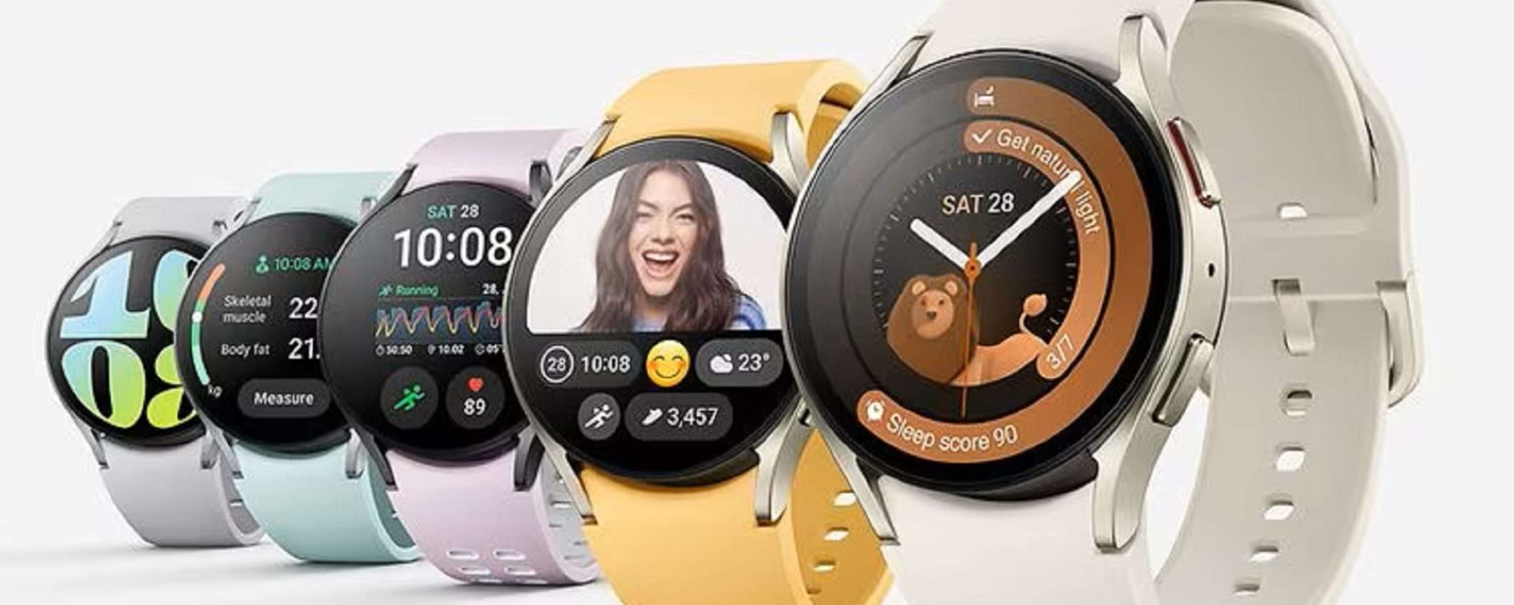 Samsung Galaxy Watch6 sconto del 22% che vi permette di risparmiare 77€ Samsung Galaxy Watch6 sconto del 22% che vi permette di risparmiare 77€