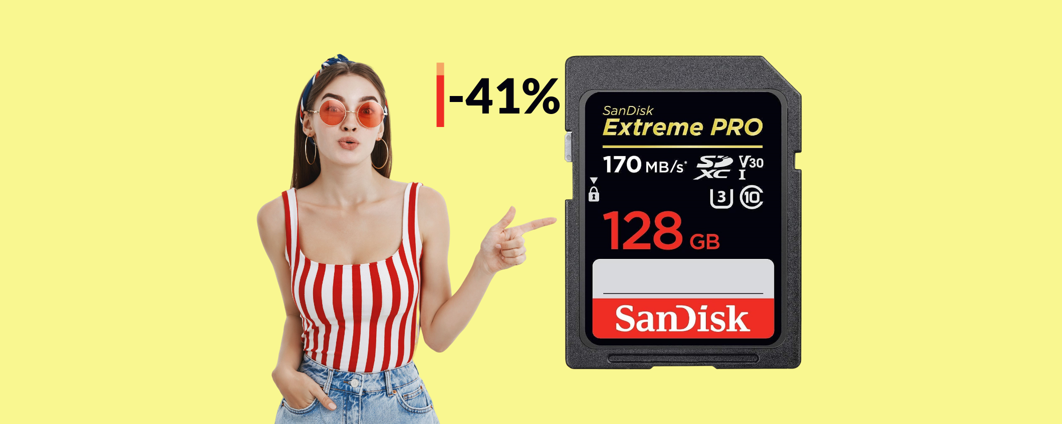 Scheda SD 128GB: veloce, resistente ed a prezzo stracciato (33€)