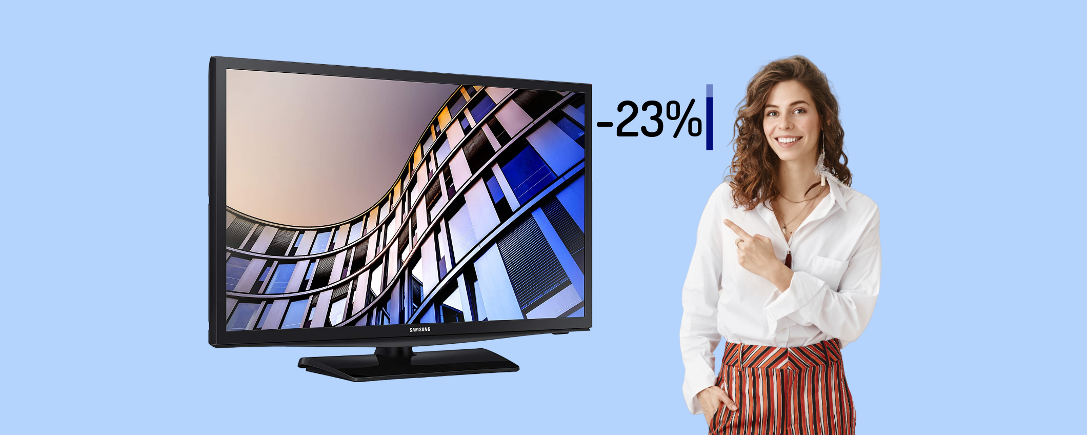 Smart TV Samsung 24 pollici, c'è anche ALEXA: imperdibile a 184€