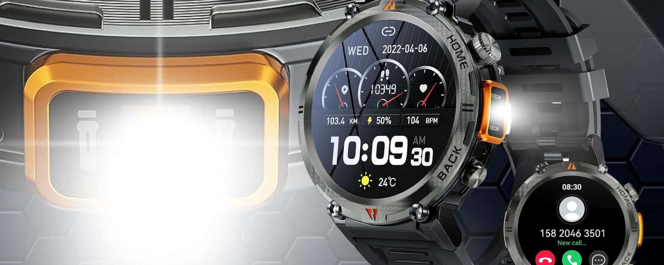 Questo smartwatch STRAORDINARIO ha tutto, anche una torcia: prezzo WOW (39€) Questo smartwatch STRAORDINARIO ha tutto, anche una torcia: prezzo WOW (39€)