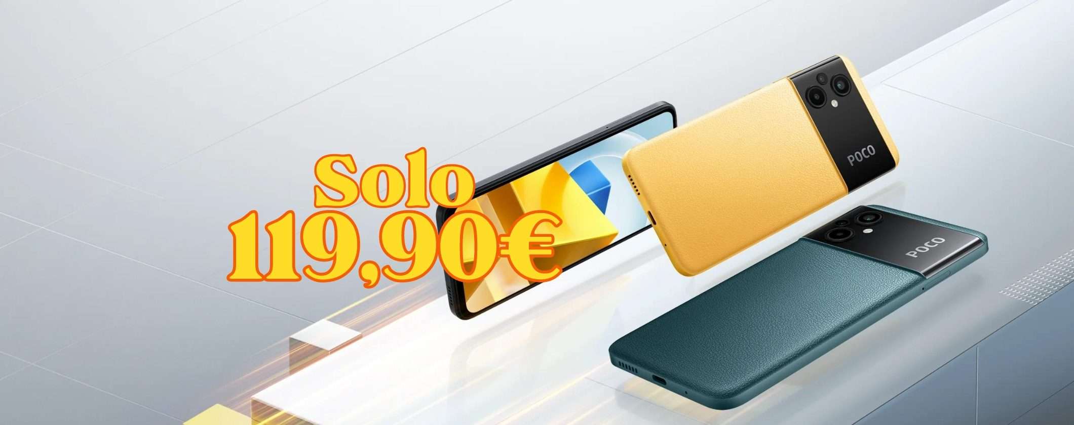 SOLO OGGI il POCO M5 è tuo a soli 119€ SOLO OGGI il POCO M5 è tuo a soli 119€