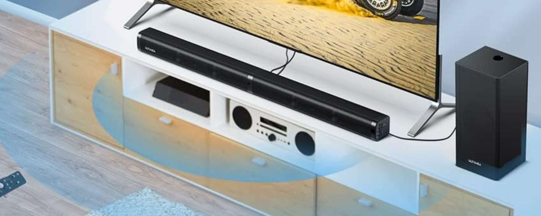 Una soundbar BESTIALE con subwoofer wireless: prezzo BOMBA su Amazon (72€) Una soundbar BESTIALE con subwoofer wireless: prezzo BOMBA su Amazon (72€)