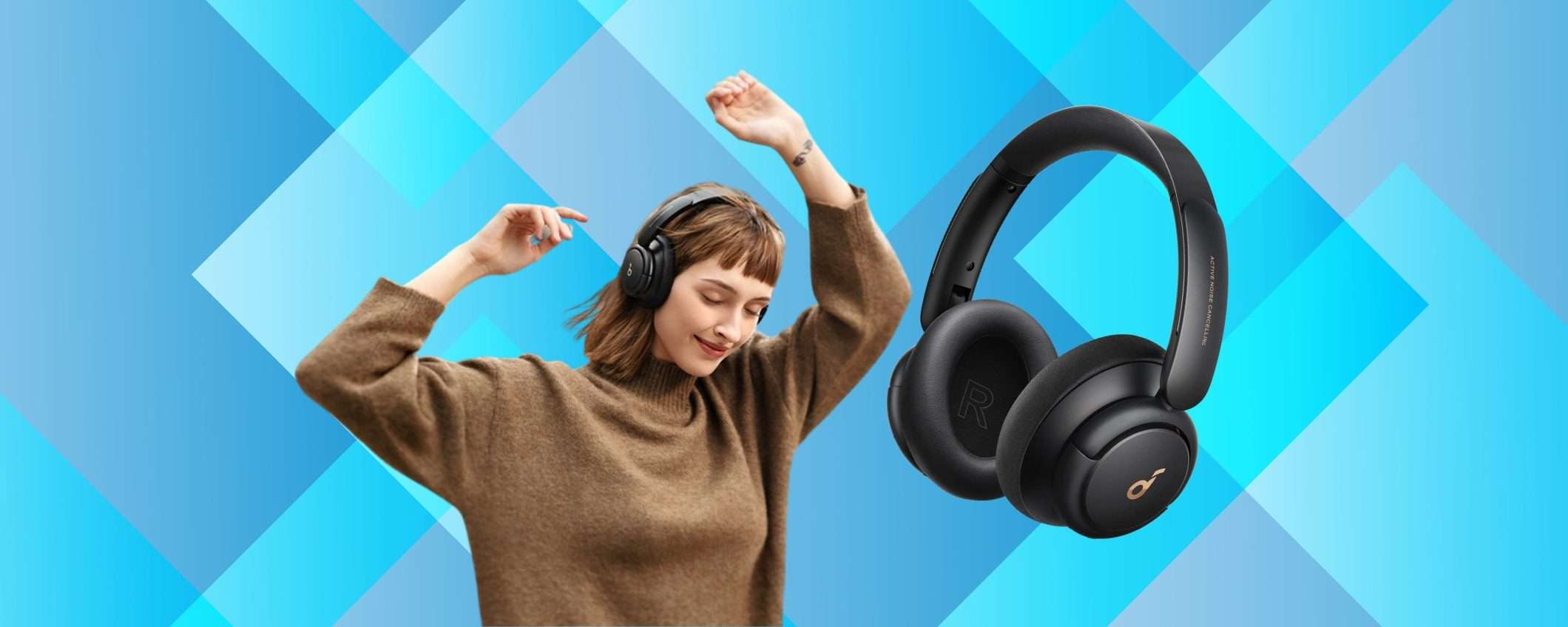 Soundcore Q30: cuffie wireless On-ear dal suono fantastico (59€) Soundcore Q30: cuffie wireless On-ear dal suono fantastico (59€)
