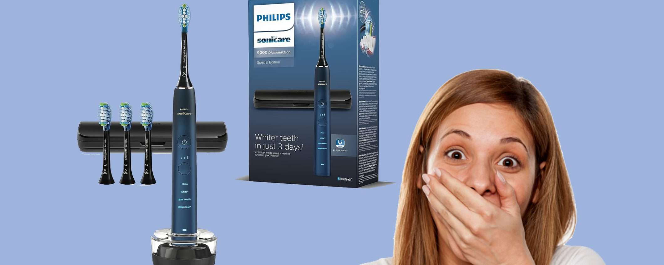 Spazzolino elettrico Philips Sonicare (4 testine): sconto top del 32% Spazzolino elettrico Philips Sonicare (4 testine): sconto top del 32%