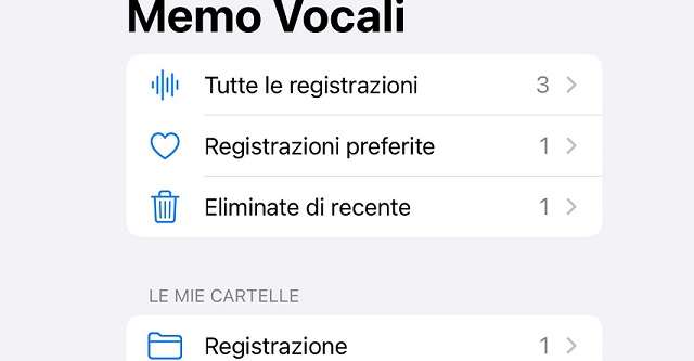 Come organizzare i memo vocali