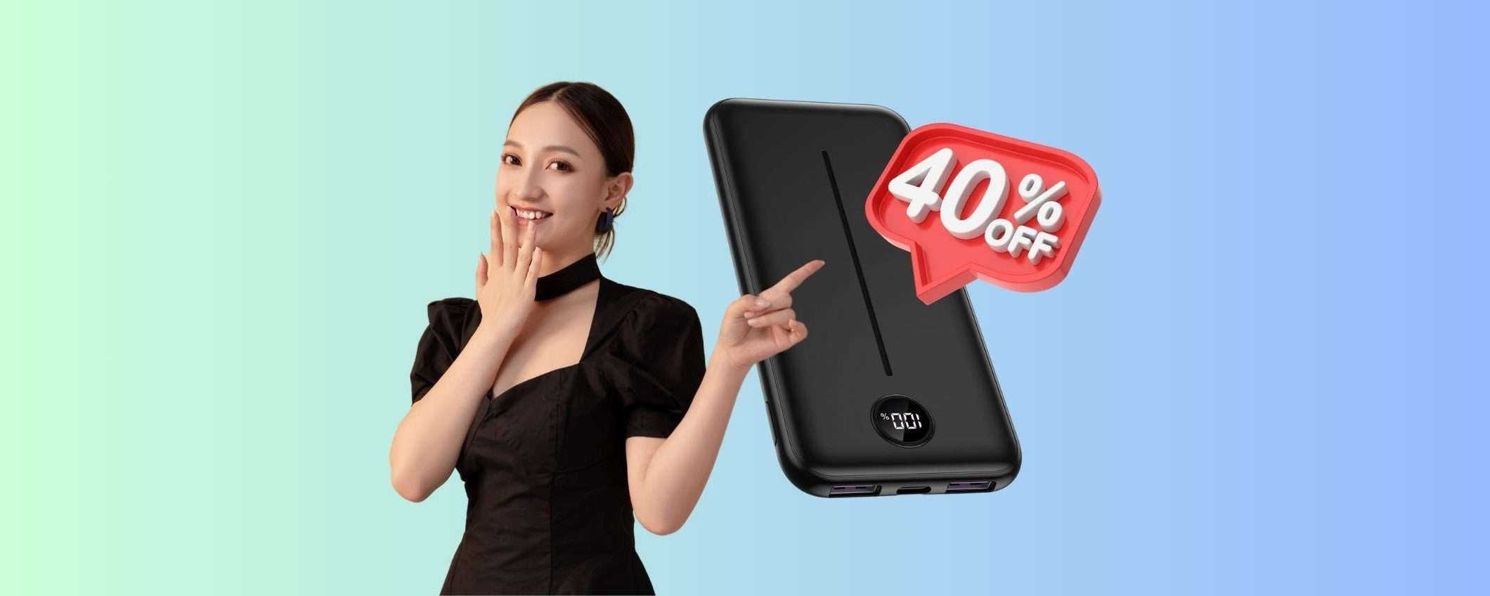 SUPER power bank con display e 3 porte a SOLI 12€ su Amazon SUPER power bank con display e 3 porte a SOLI 12€ su Amazon