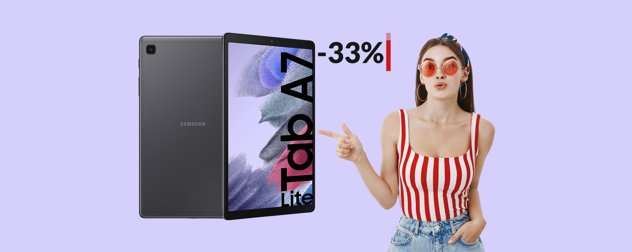 Tablet Samsung oggi a prezzo stracciato su Amazon: solo 113€