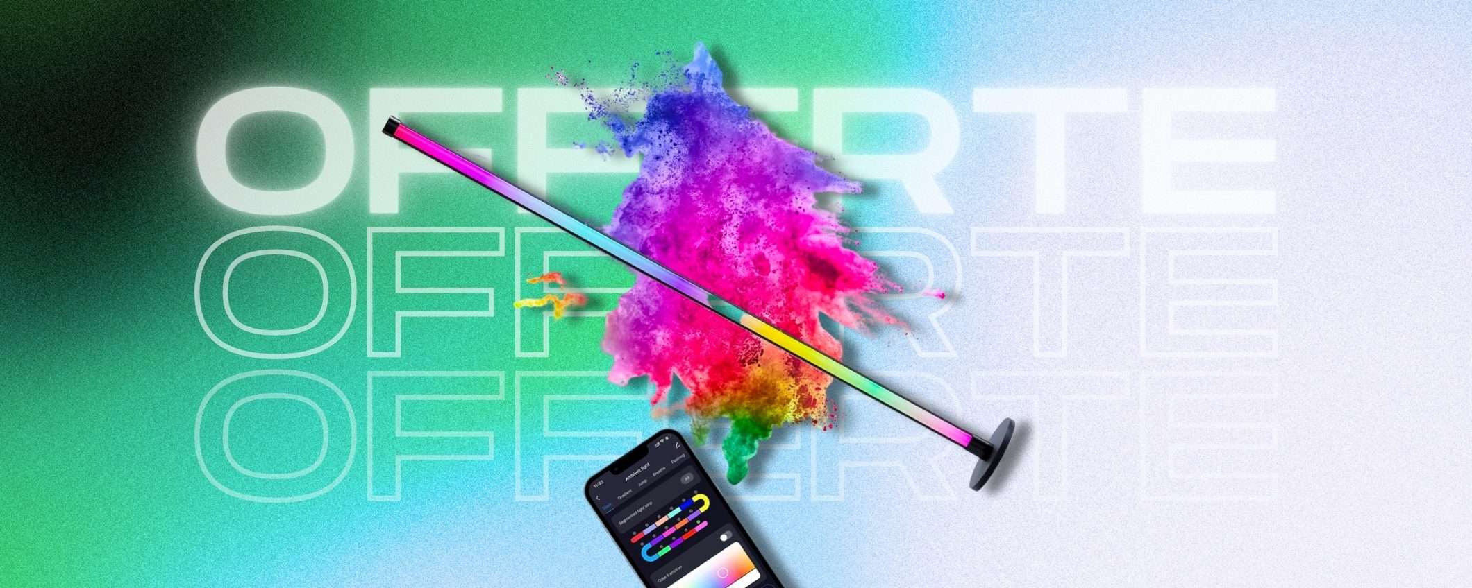 Lampada con 16 milioni di colori: la stanza diventa SPAZIALE (50%) Lampada con 16 milioni di colori: la stanza diventa SPAZIALE (50%)