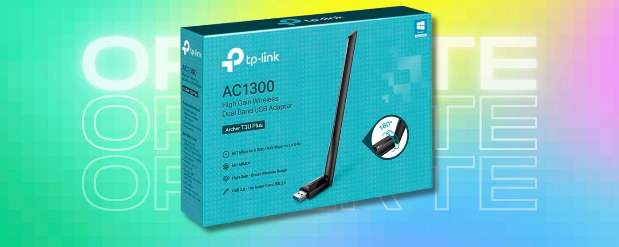 Chiavetta WIFI per mandare in TILT il tuo computer: addio ai cavi Chiavetta WIFI per mandare in TILT il tuo computer: addio ai cavi