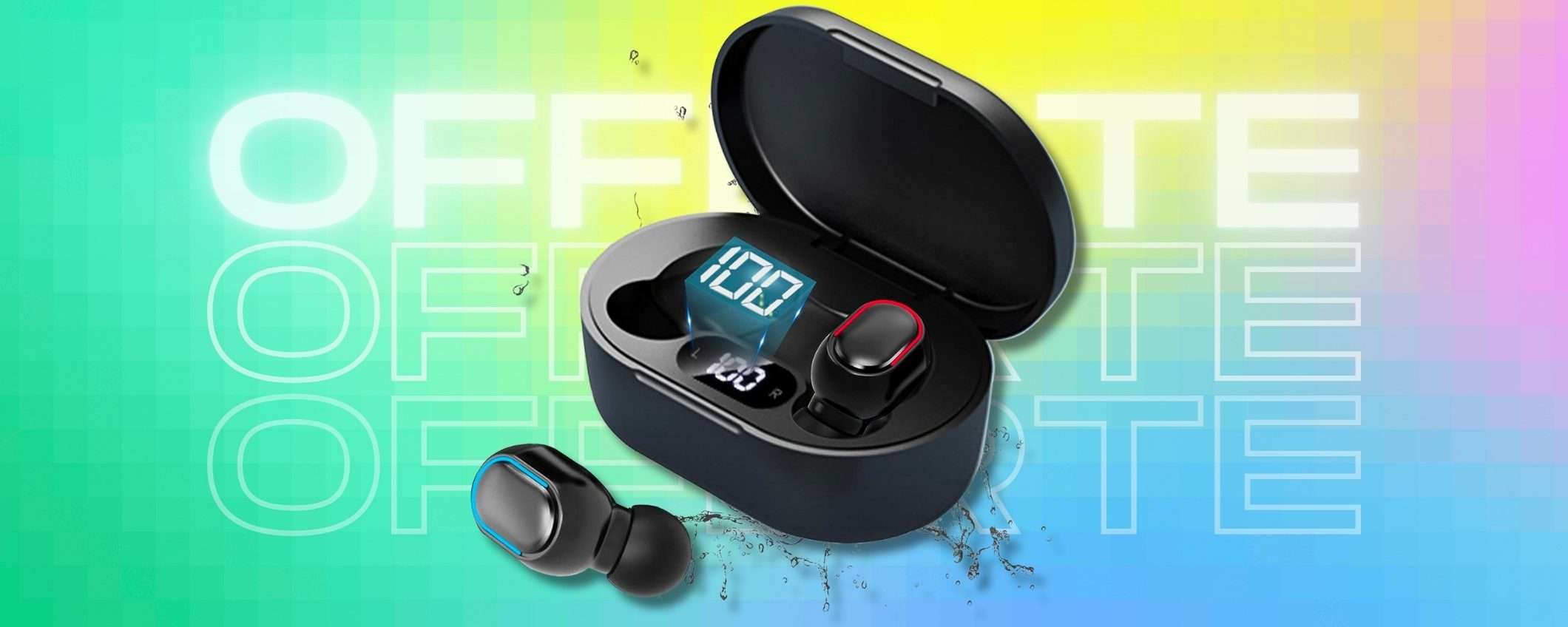 Auricolari Bluetooth con riduzione del rumore, per 14€ sono REGALATE Auricolari Bluetooth con riduzione del rumore, per 14€ sono REGALATE
