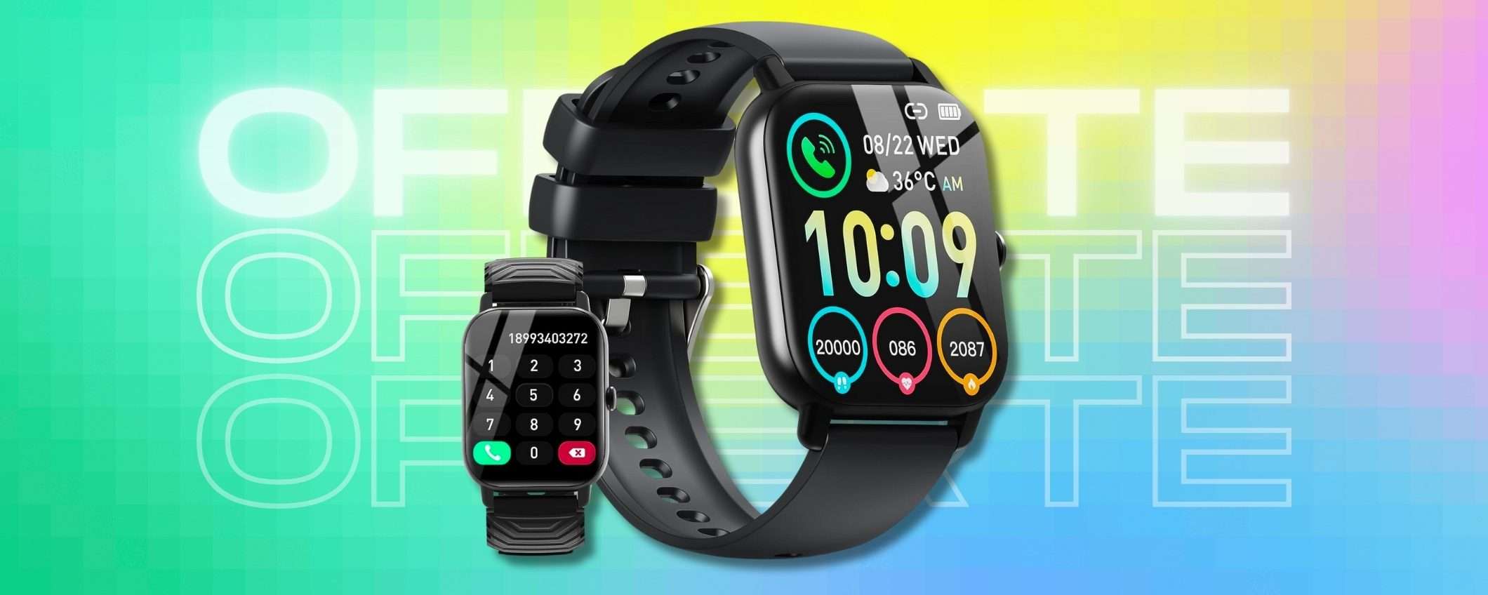 Smartwatch COLOSSALE, 2 sconti te lo fanno pagare una idiozia ma WOW Smartwatch COLOSSALE, 2 sconti te lo fanno pagare una idiozia ma WOW