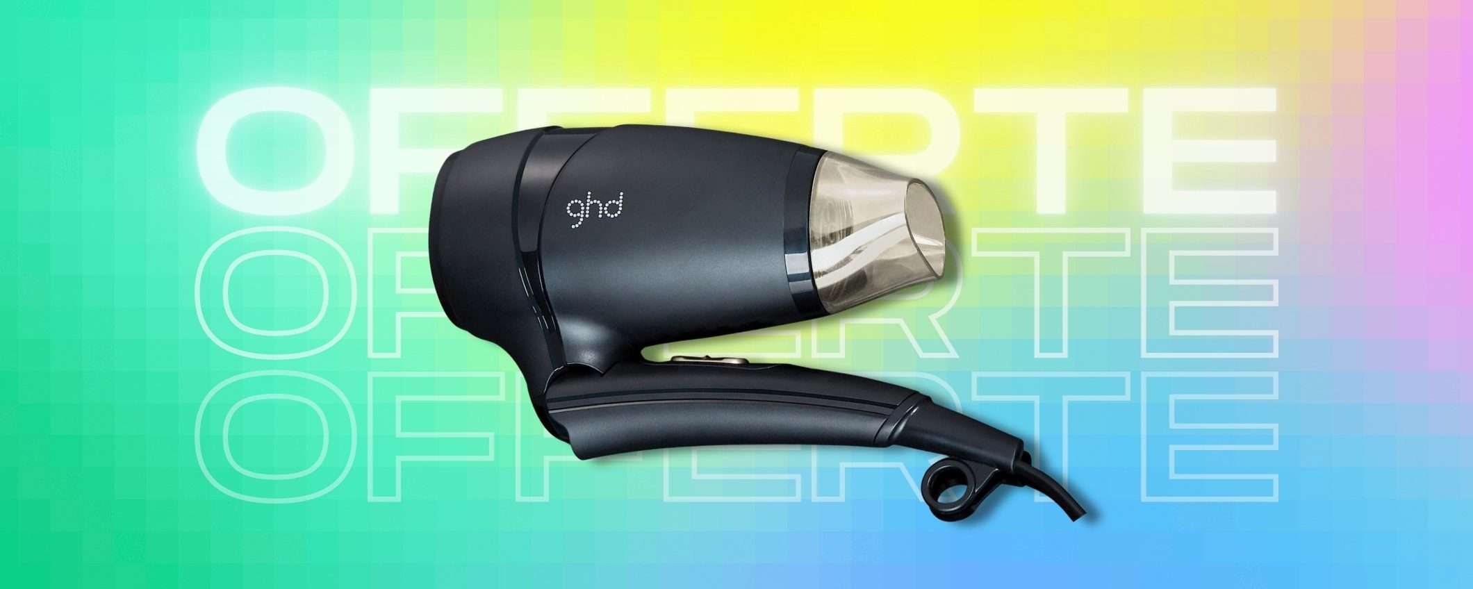 GHD anche in viaggio: asciugapelli portatile ma che potenza (-24%) GHD anche in viaggio: asciugapelli portatile ma che potenza (-24%)