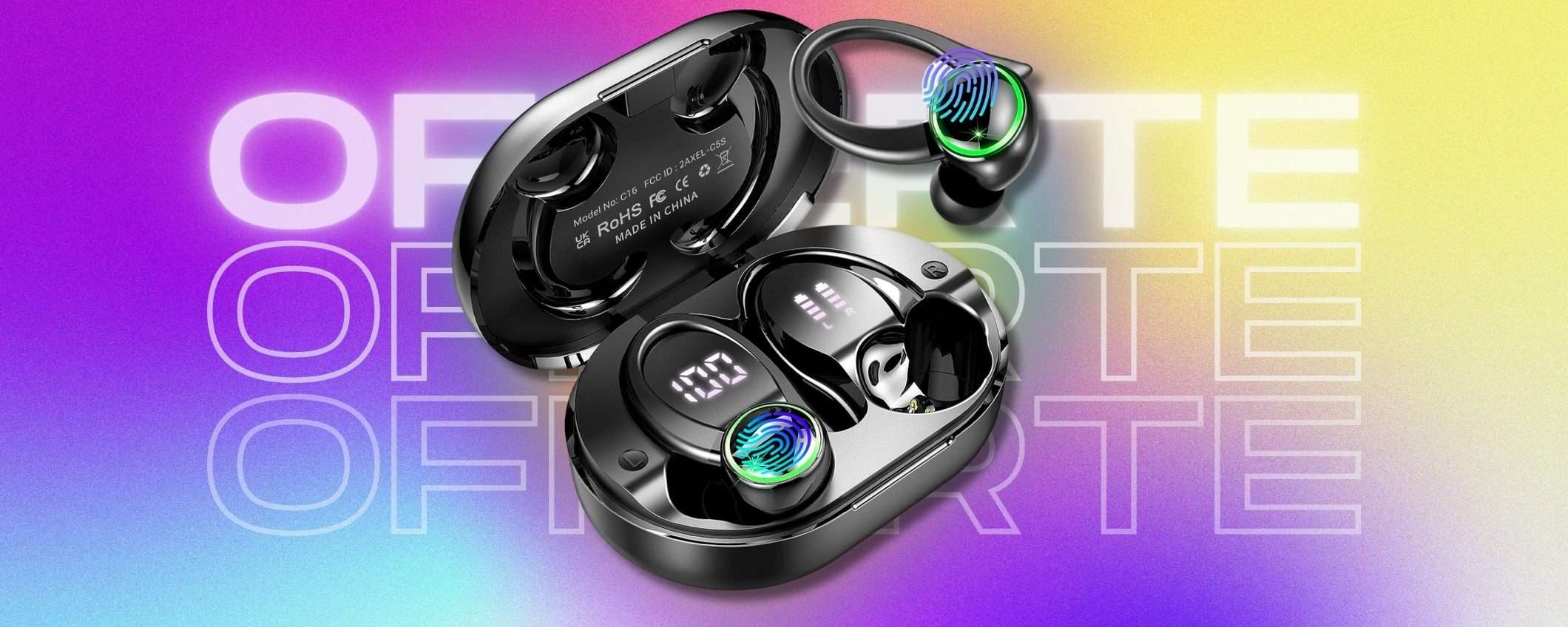 Auricolari Bluetooth ZERO difetti, il prezzo crolla a 23€: un affare Auricolari Bluetooth ZERO difetti, il prezzo crolla a 23€: un affare