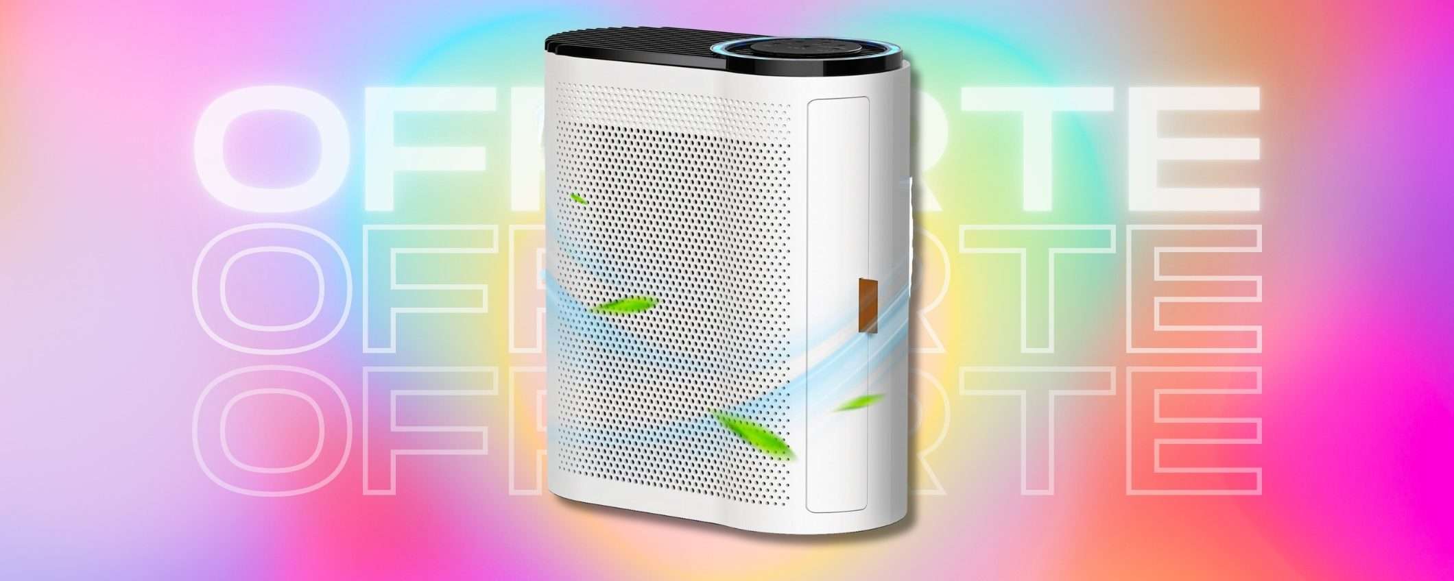 Purificatore d'aria 100㎡, basta lui per TUTTA casa (filtro HEPA) -15% Purificatore d'aria 100㎡, basta lui per TUTTA casa (filtro HEPA) -15%