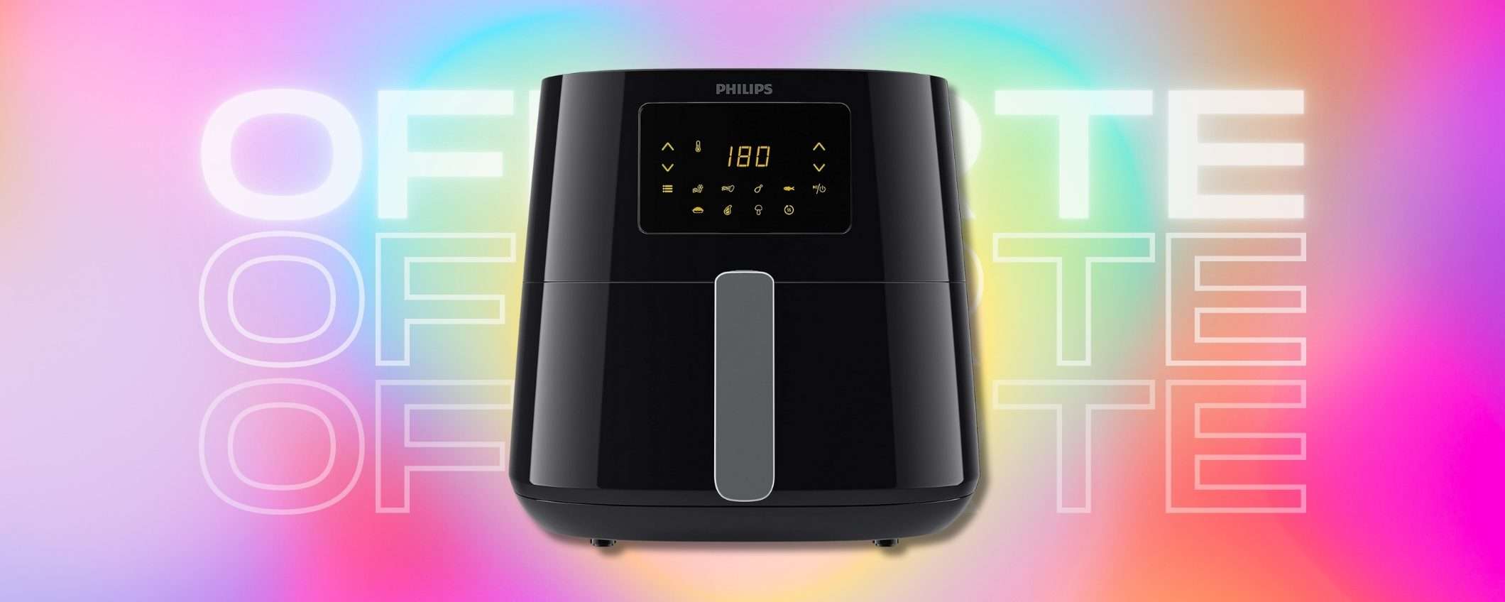 Philips Airfryer: capienza da 6.2L e display touch per cucinare al TOP Philips Airfryer: capienza da 6.2L e display touch per cucinare al TOP