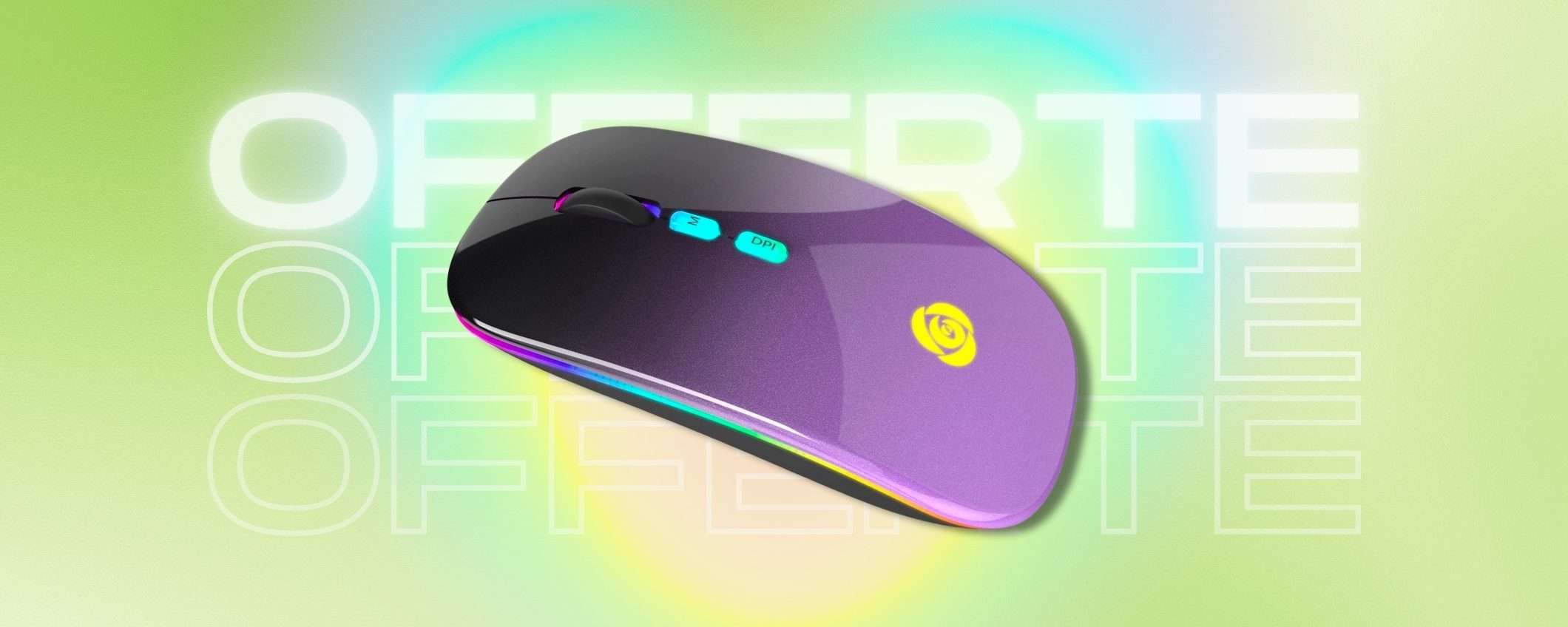 Mouse wireless AMBIDESTRO dalla doppia connettività: a 8€ è un regalo Mouse wireless AMBIDESTRO dalla doppia connettività: a 8€ è un regalo