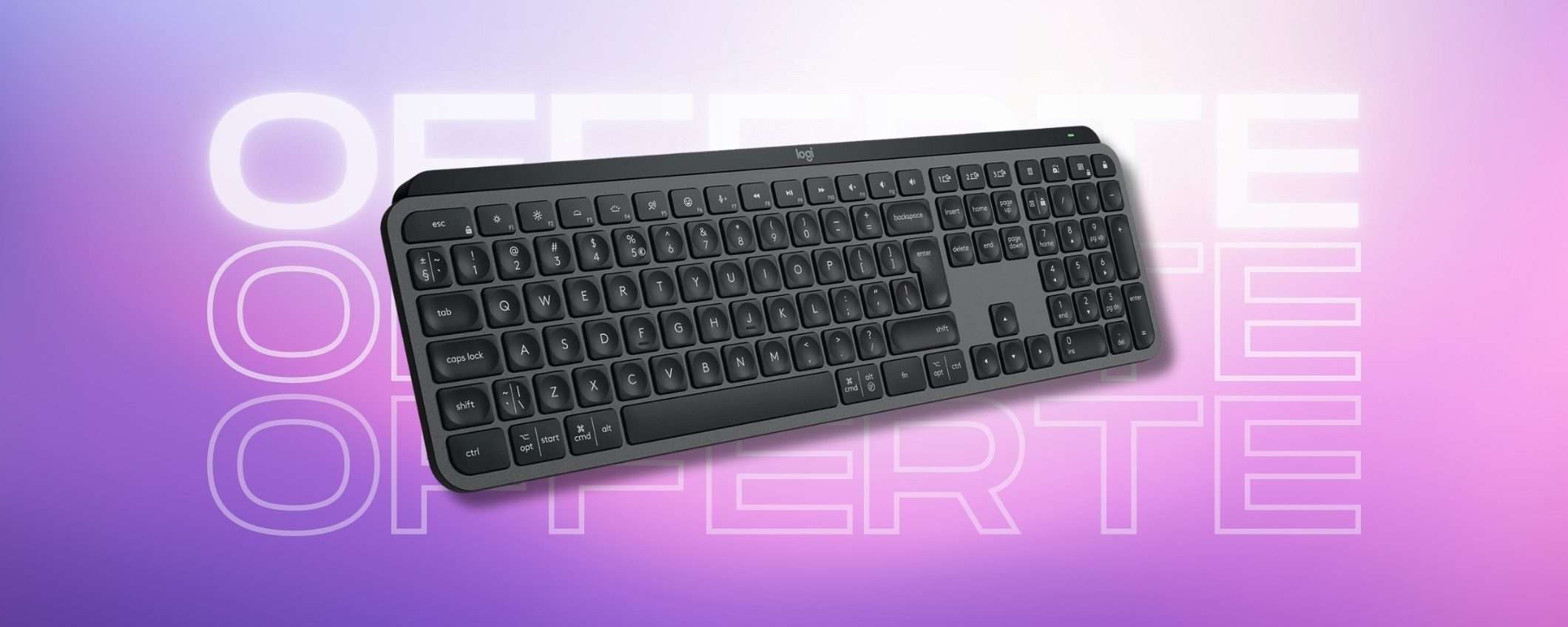 Logitech MX Keys S è la più AMBITA, a questo prezzo è una tastiera WOW Logitech MX Keys S è la più AMBITA, a questo prezzo è una tastiera WOW