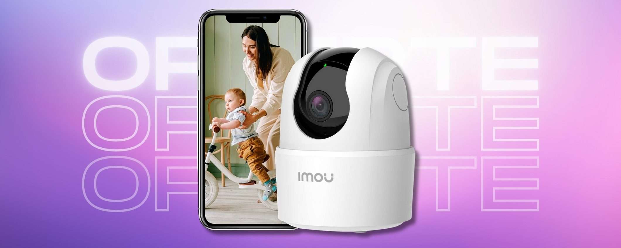Telecamera da interno 5 in 1 a 360°, la sicurezza costa POCHISSIMO Telecamera da interno 5 in 1 a 360°, la sicurezza costa POCHISSIMO