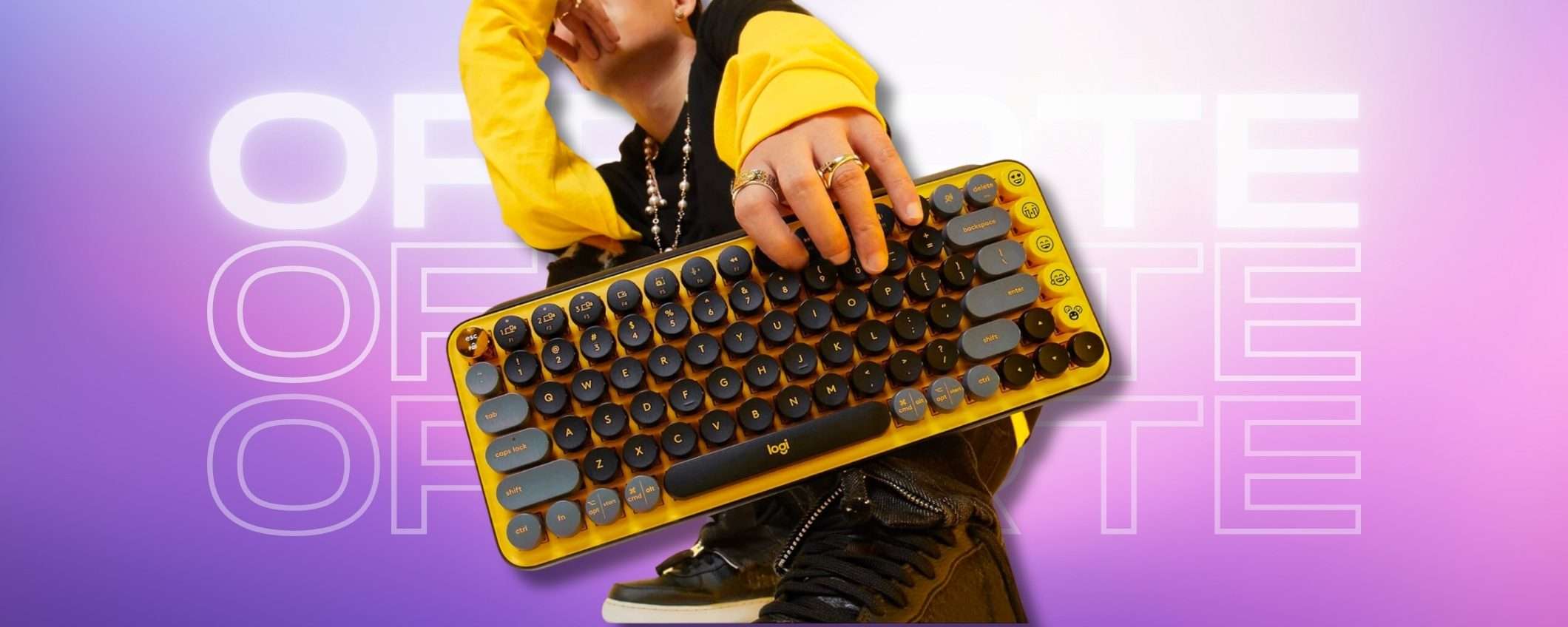 Logitech POP Keys, una tastiera meccanica SENZA fili e dal feeling TOP Logitech POP Keys, una tastiera meccanica SENZA fili e dal feeling TOP