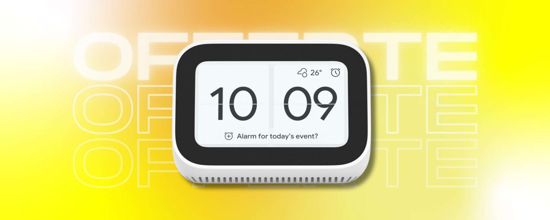 Xiaomi Mi Smart Clock: la sveglia digitale ma anche display e cassa Xiaomi Mi Smart Clock: la sveglia digitale ma anche display e cassa