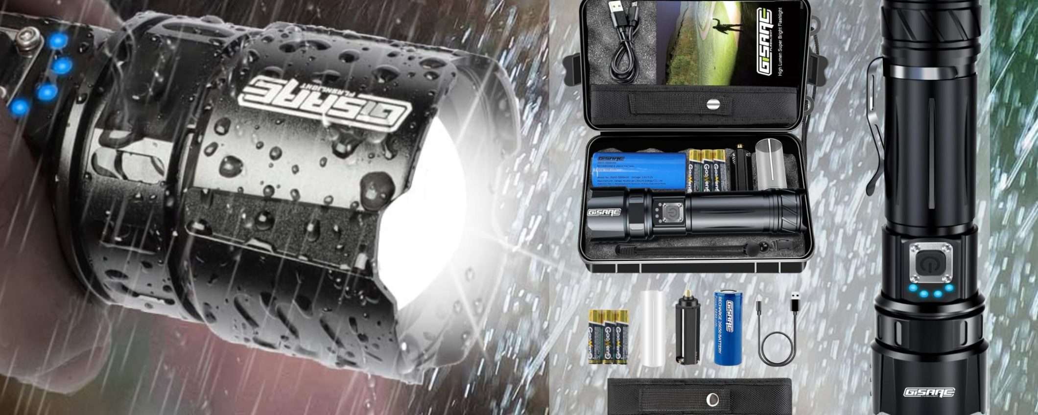 Torcia 10000 lumen ricaricabile e super accessoriata: 13,99€ su Amazon (-50%) Torcia 10000 lumen ricaricabile e super accessoriata: 13,99€ su Amazon (-50%)