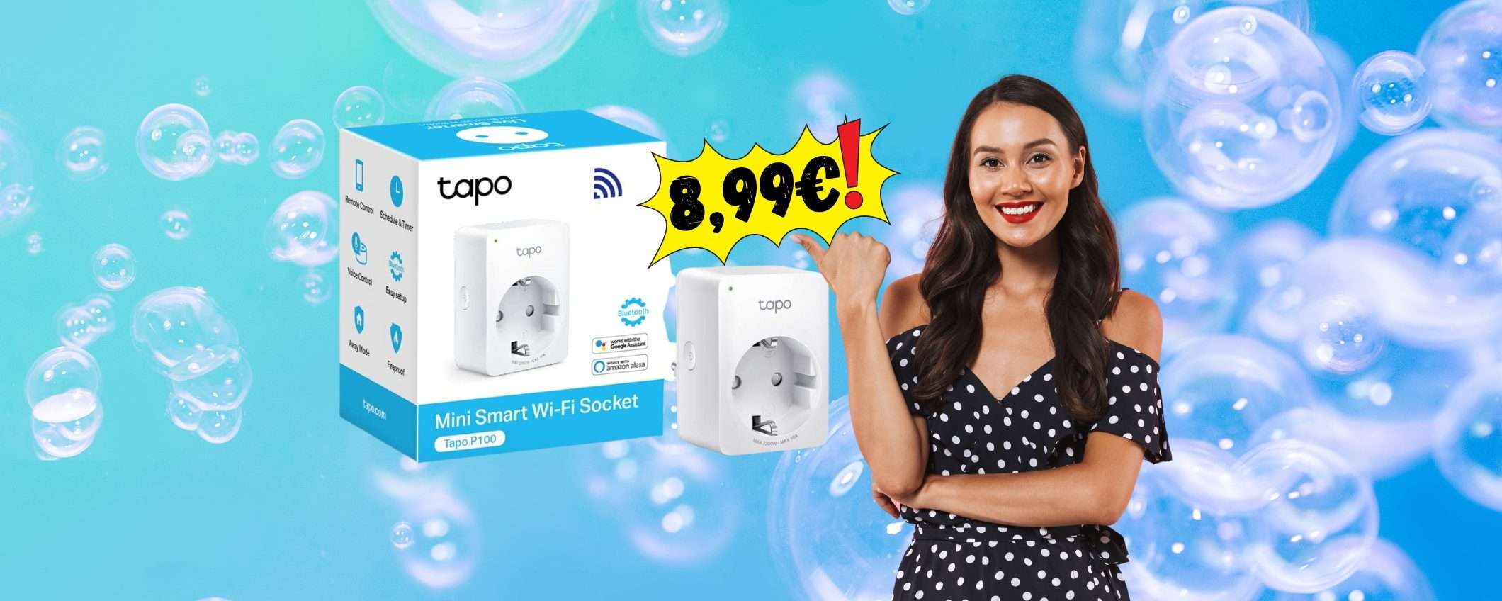 TP-Link a PREZZO REGALO: per questa presa WiFi ti bastano 8,99€ TP-Link a PREZZO REGALO: per questa presa WiFi ti bastano 8,99€